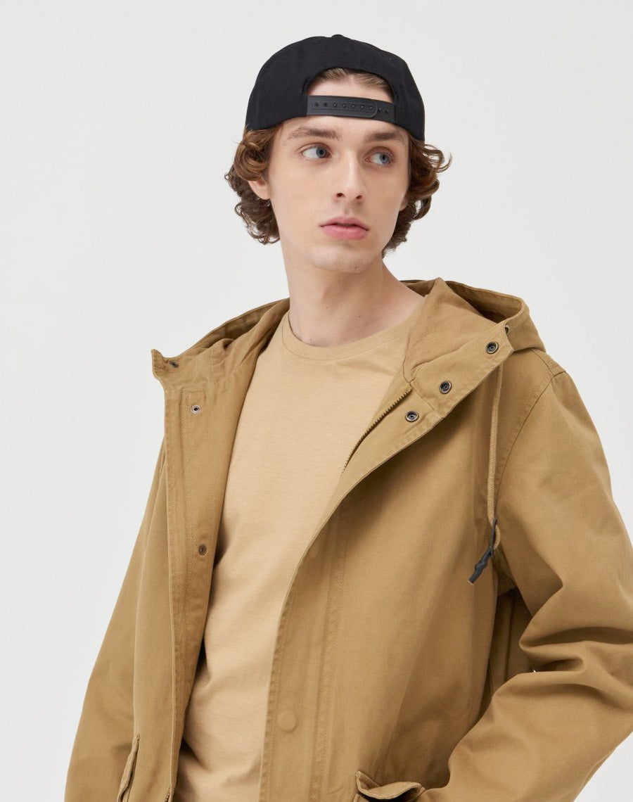 Parka jacket with hood