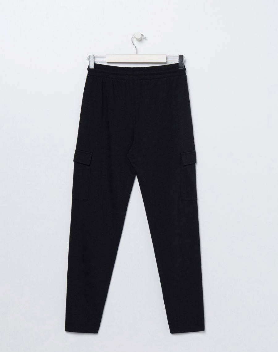 High waist cargo joggers